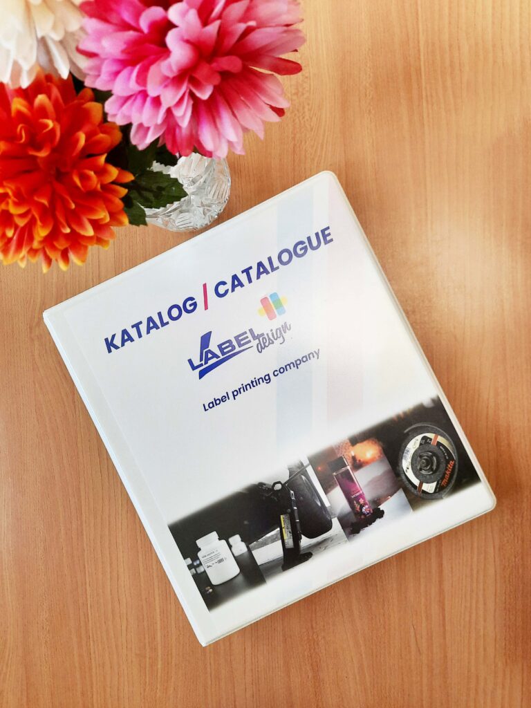 katalog vzorků Label design